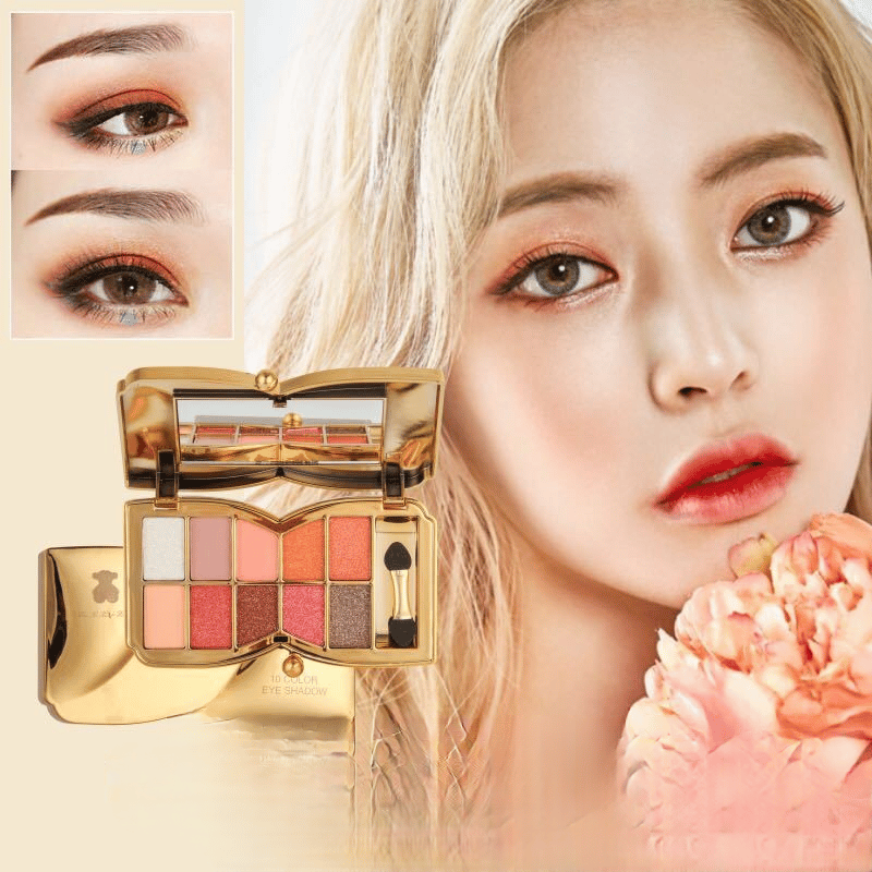π₯10 Colors Glitter Eyeshadow Palette