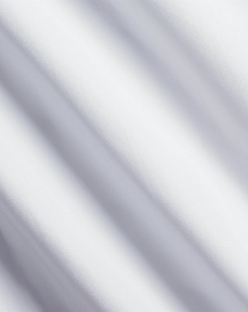 Poplin French Cuff Tuxedo Shirt White