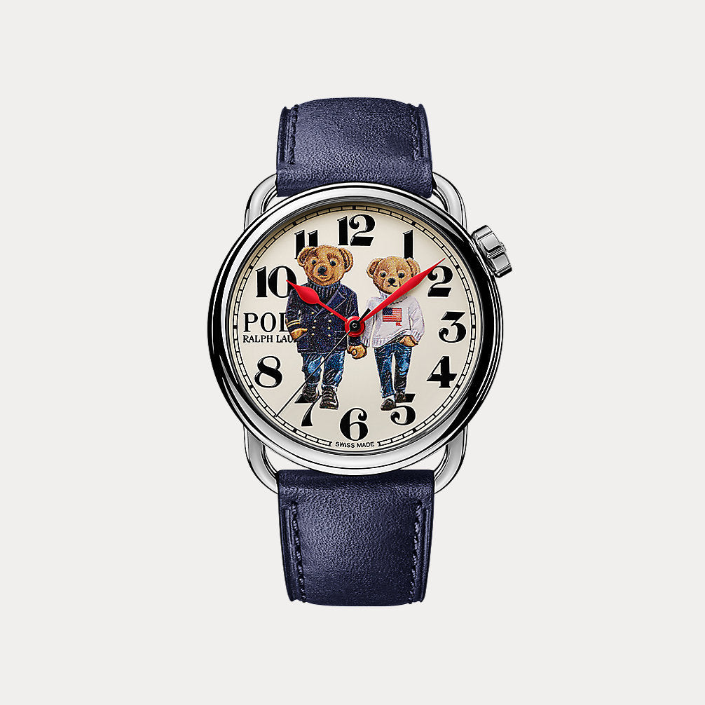 38 mm & Ricky Polo Bear Steel White Dial