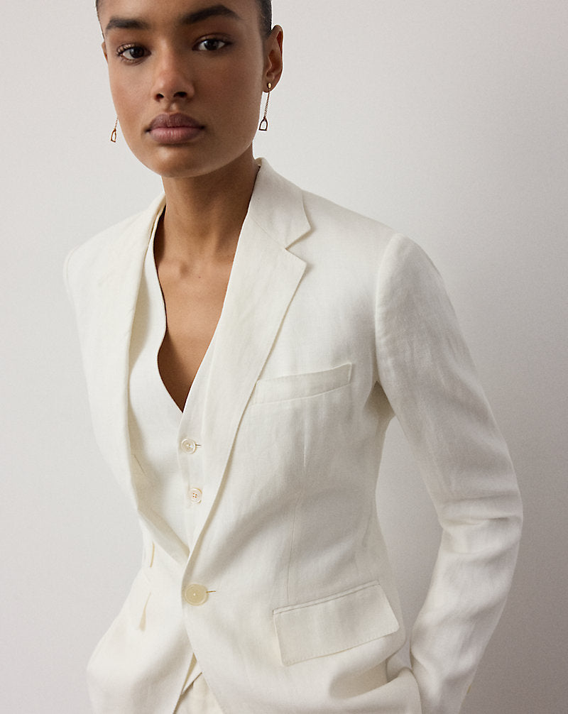 Parker Linen Jacket Cream