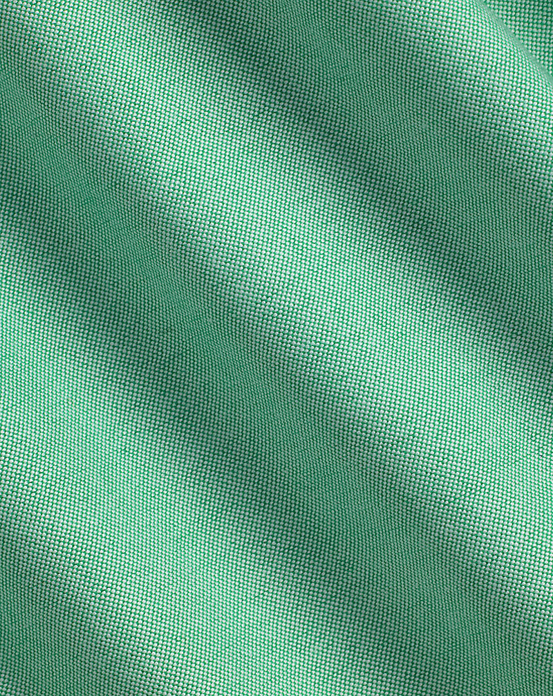 Slim Fit Oxford Shirt Summer Emerald