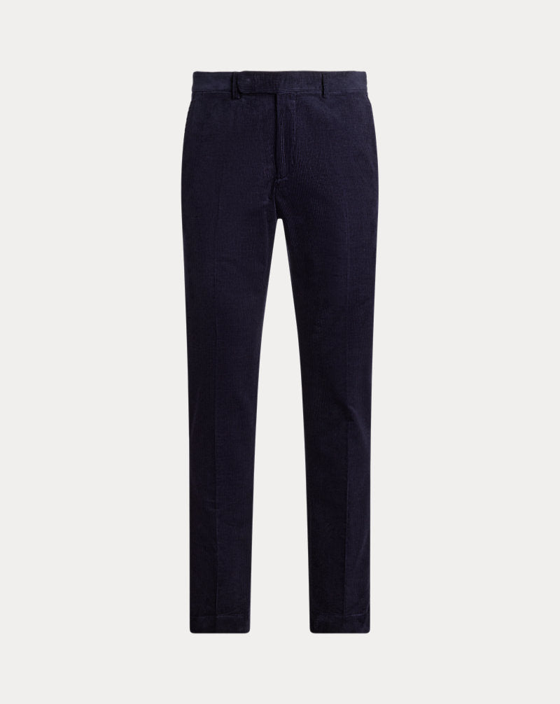 Slim Fit Hand-Tailored Corduroy Trouser Classic Chairman Navy