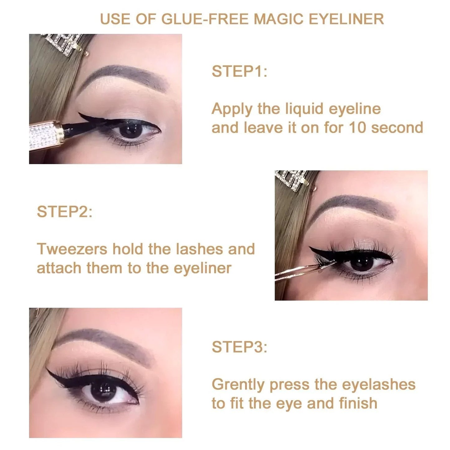 🔥 New Self-adhesive Eyeliner Eyelash Glue Pencil