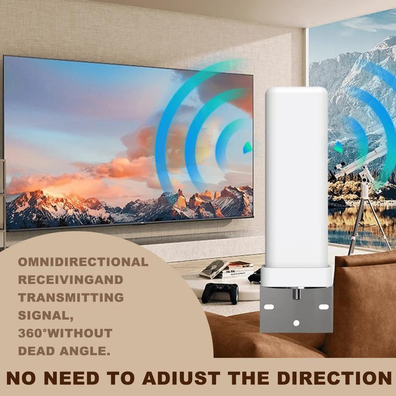 HDTV 1080P Outdoor HD 4K Digital TV Antenna 360° Signal Amplified