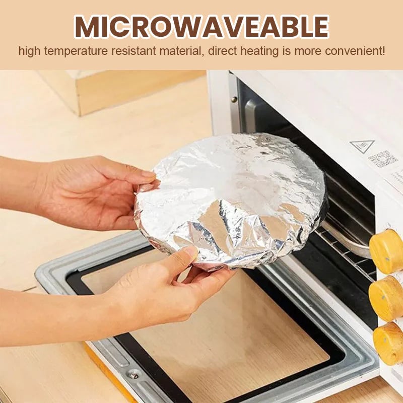 🏠Reusable Aluminum Foil Food Covers