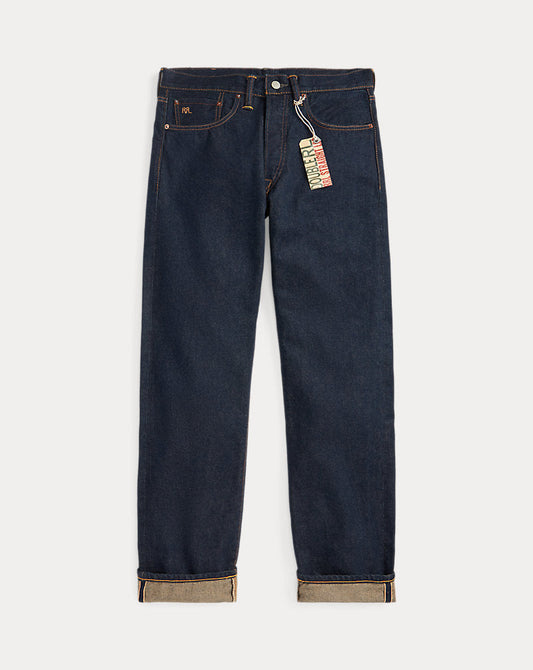 Straight Fit Once-Washed Selvedge Jean Once Washed