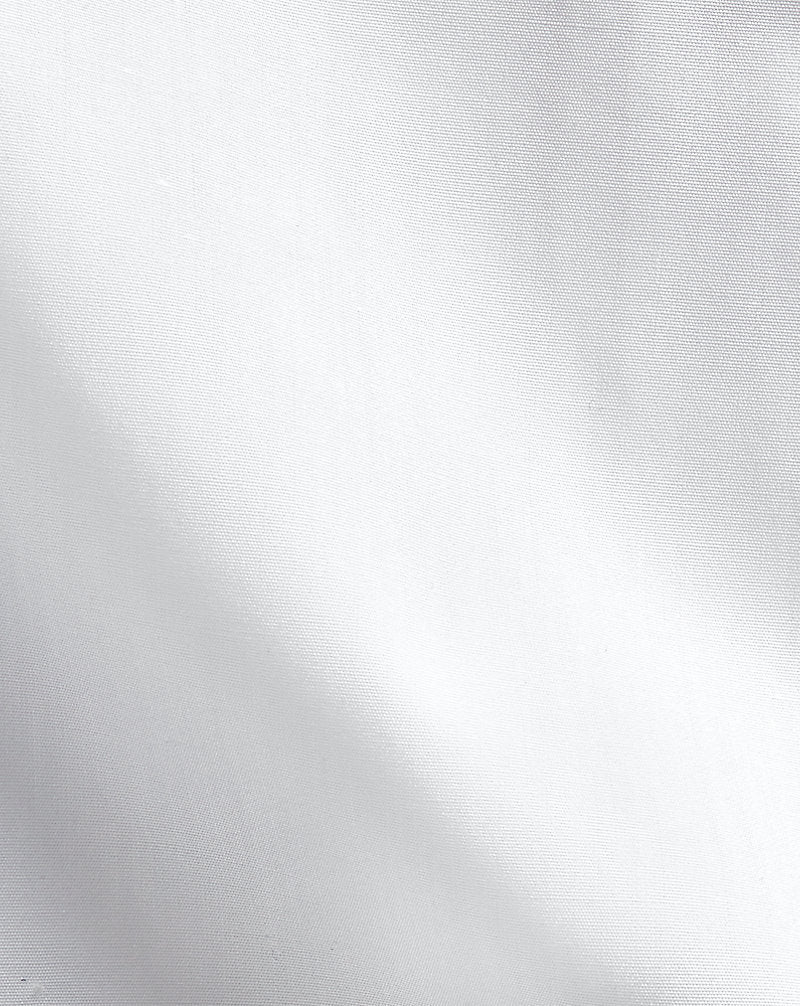 Poplin French Cuff Tuxedo Shirt White