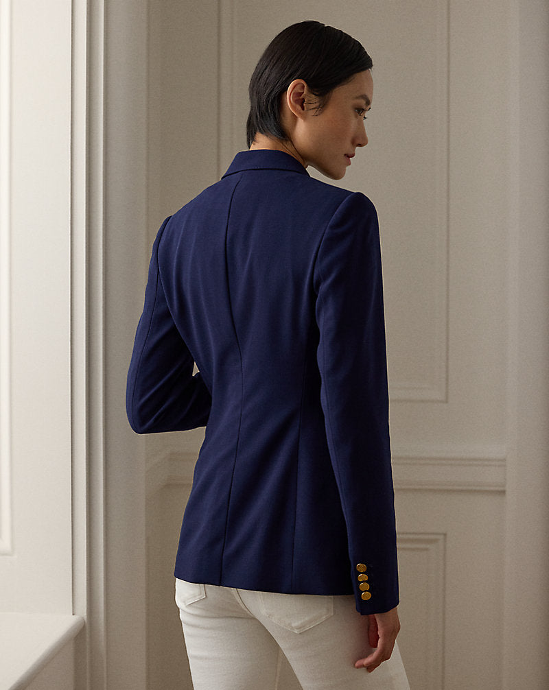 Camden Wool Crepe Jacket Navy
