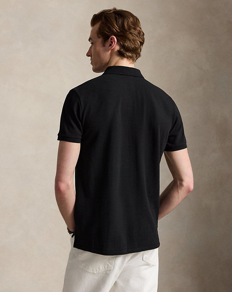 The Iconic Mesh Polo Shirt Black/Red