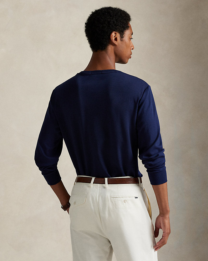 Custom Slim Fit Soft Cotton T-Shirt Refined Navy