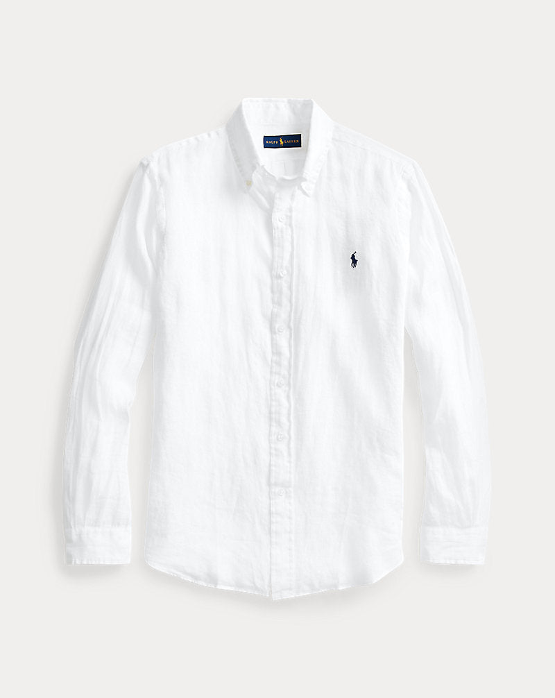 Lightweight Linen Shirt White