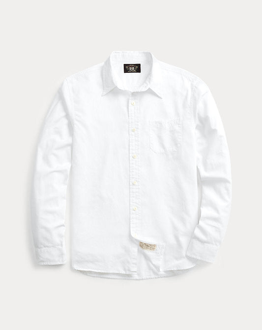 Twill Workshirt White