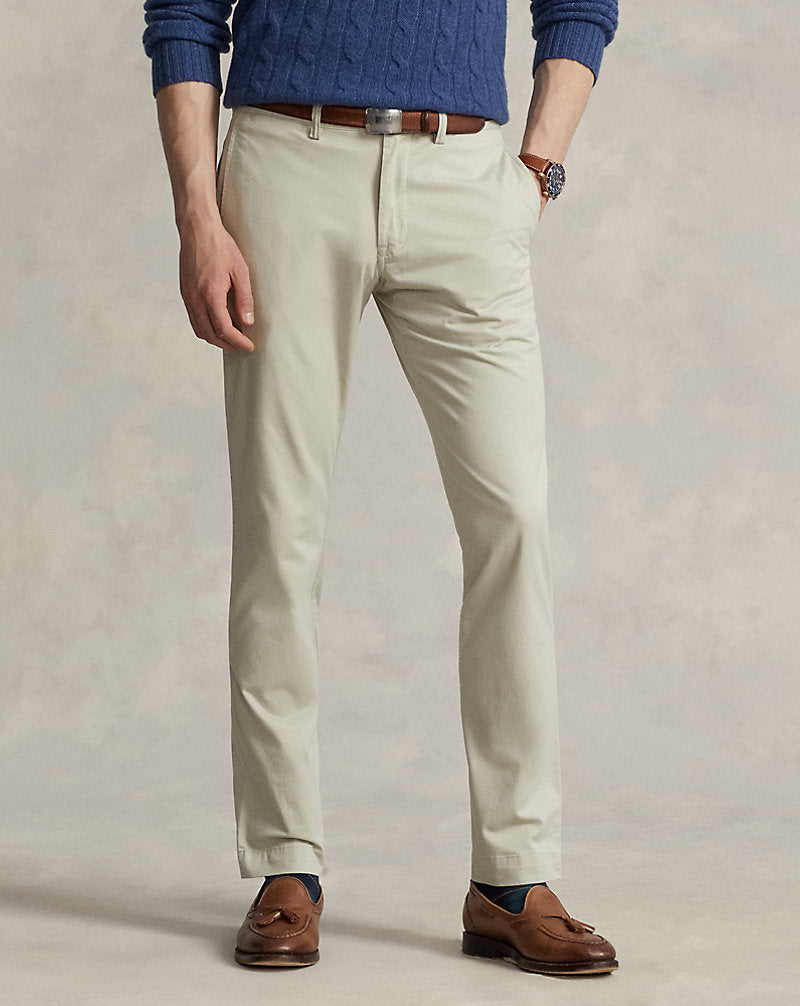 Stretch Slim-Fit Twill Trouser Classic Stone