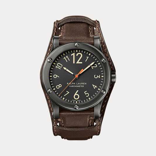 45 MM Safari Chronometer Black Dial