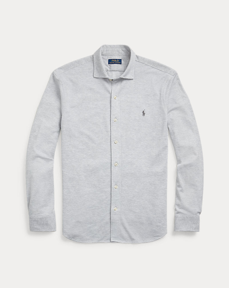 Knit Oxford Shirt Andover Heather