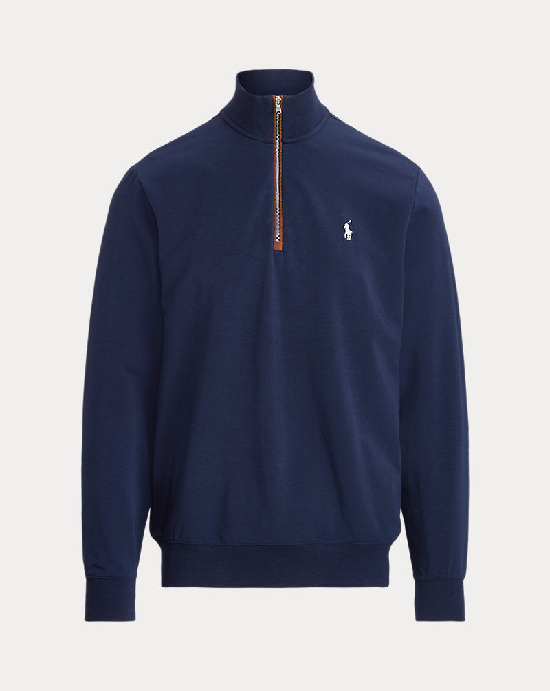 Water-Repellent Terry Sweatshirt Refined Navy