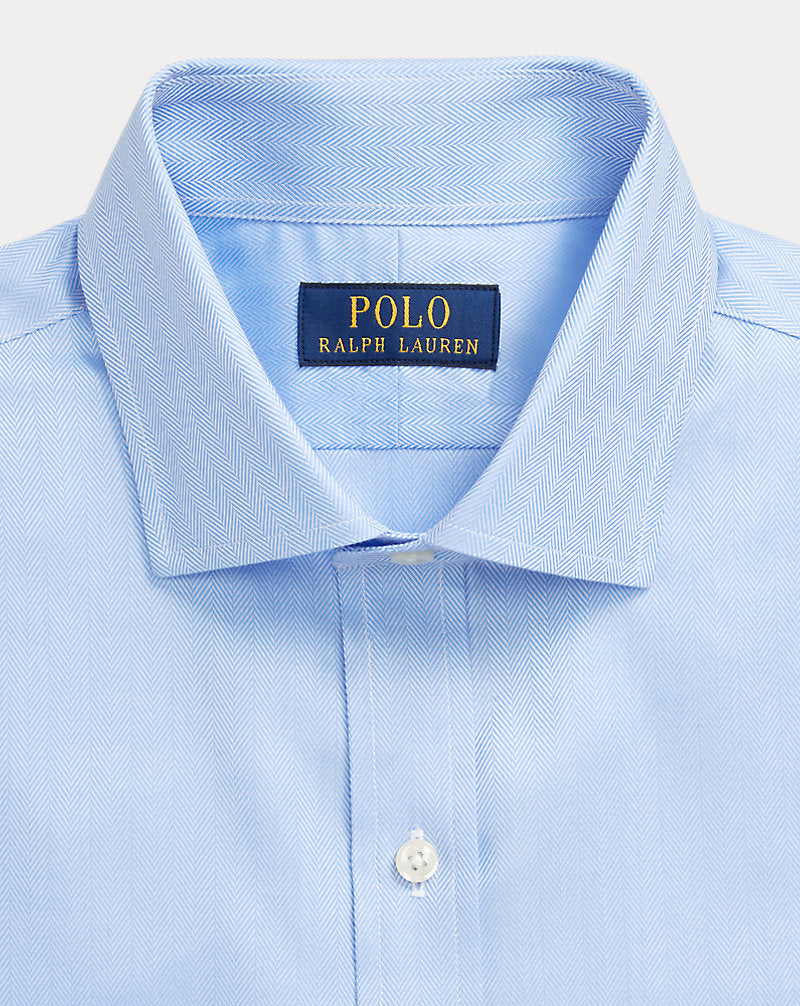 Slim Fit Poplin Shirt Blue