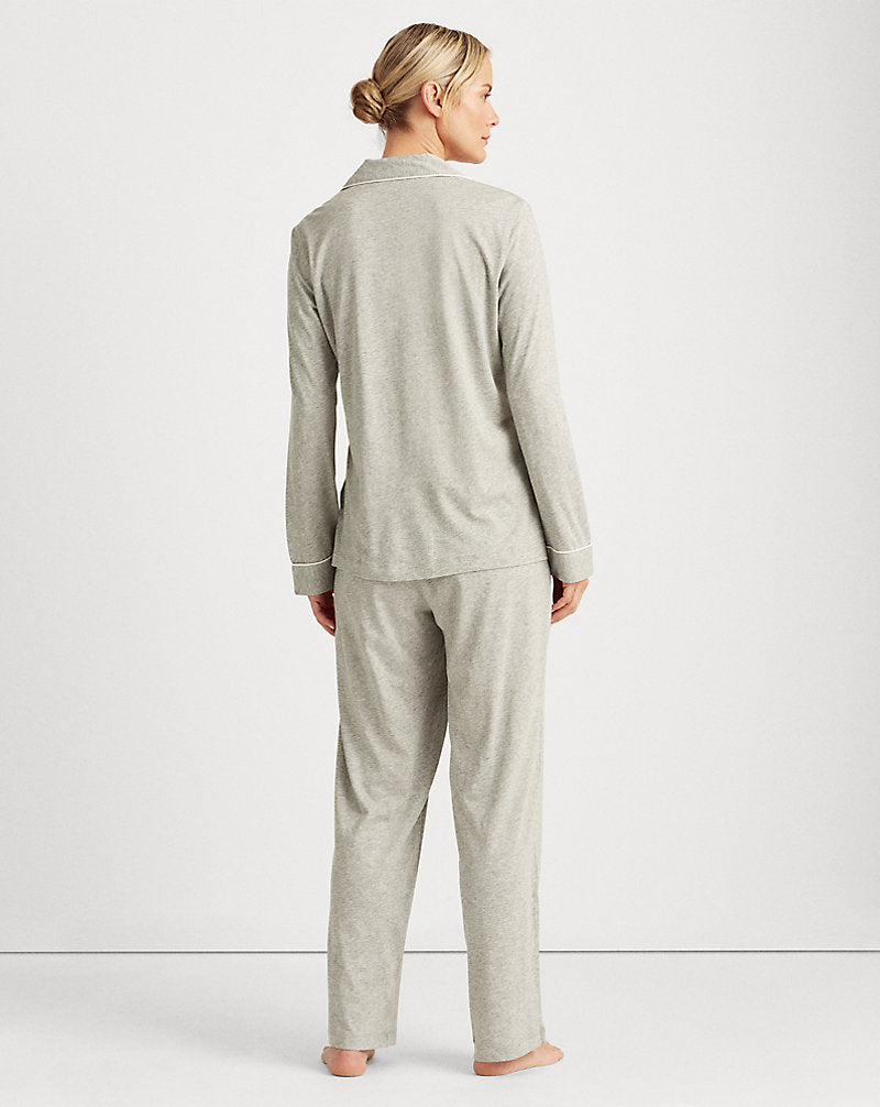 Jersey Sleep Set Grey Heather
