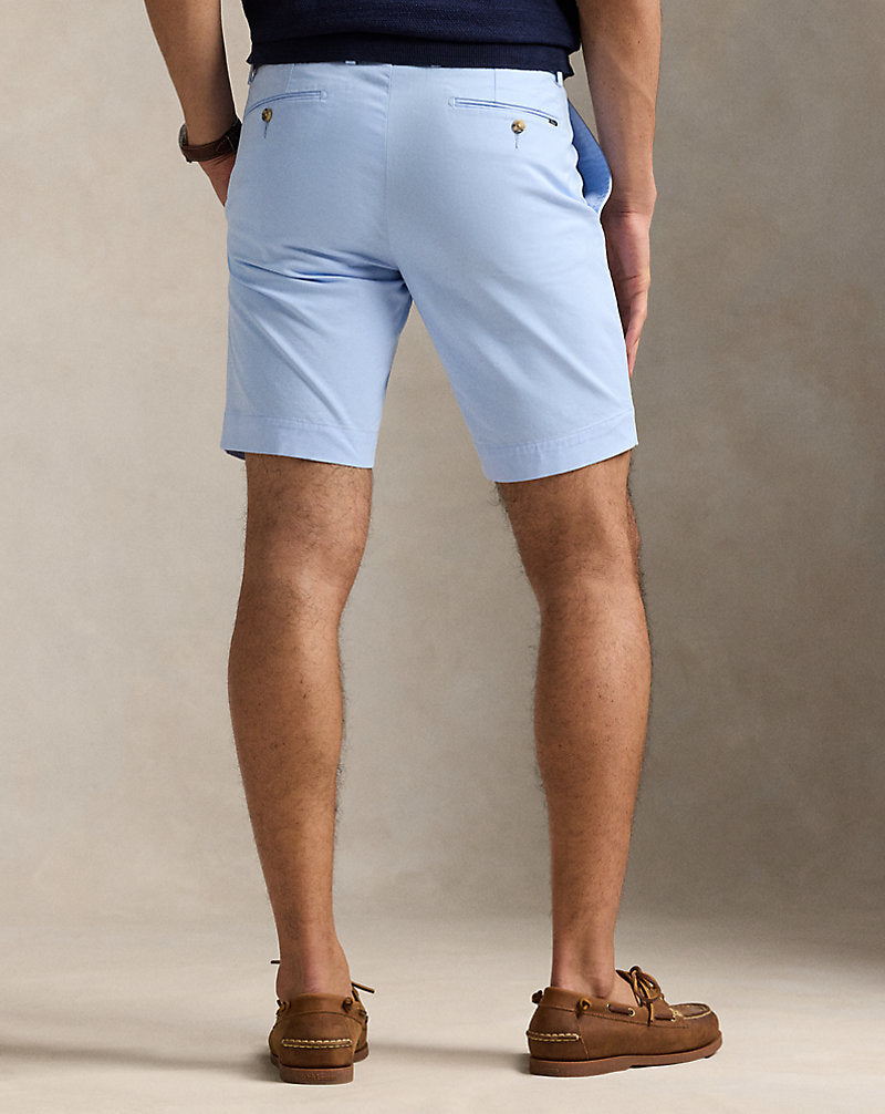 24.1 cm Stretch Slim Fit Chino Short Office Blue