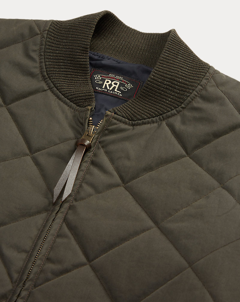 Quilted Twill Jacket Vintage Black