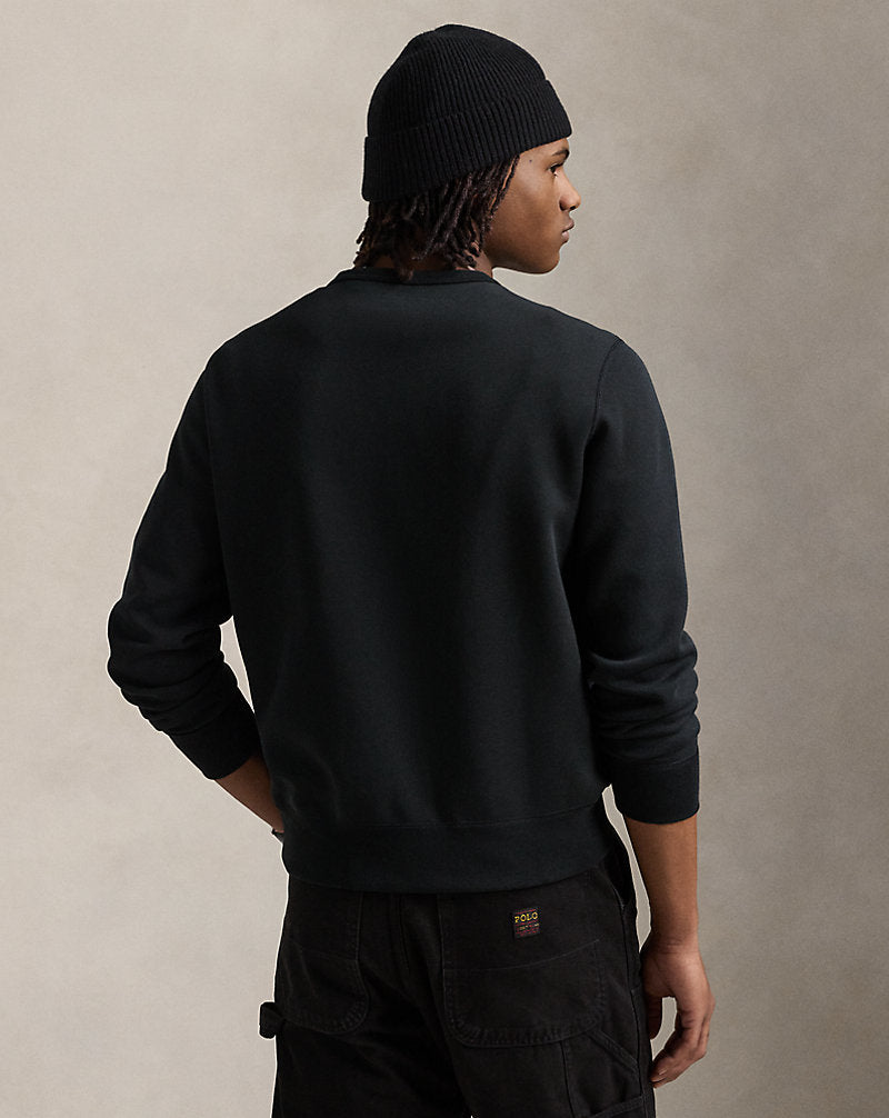 Double-Knit Pullover Black/Cream