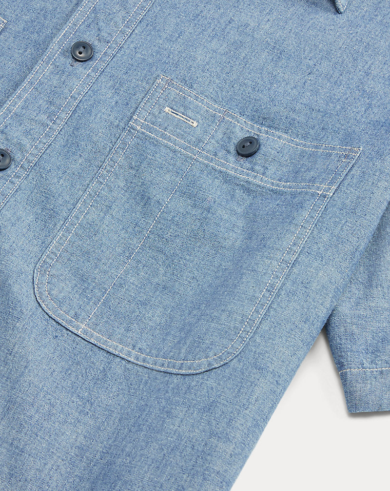 Indigo Chambray Workshirt Indigo