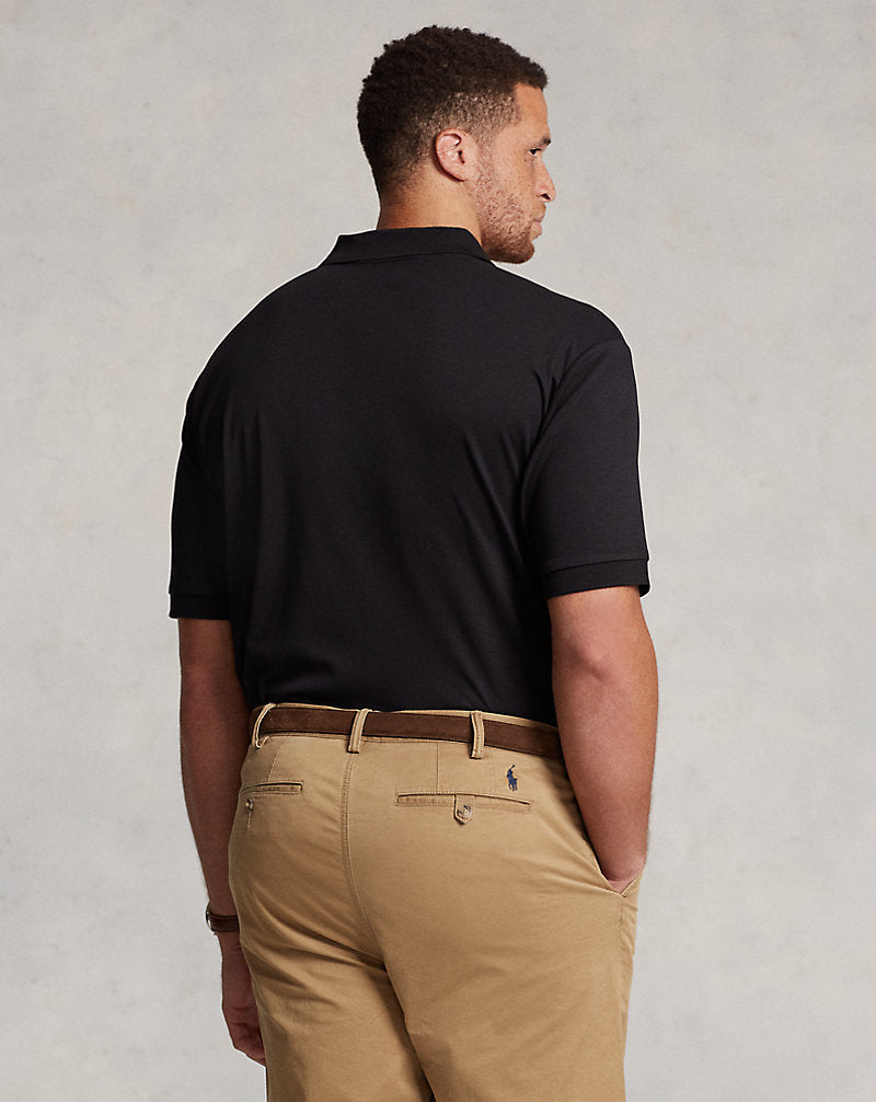 Soft Cotton Polo Shirt Black