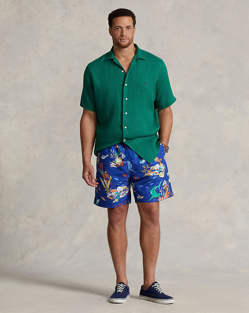 Traveller Classic Fit Bear Swim Trunk Leagues Below