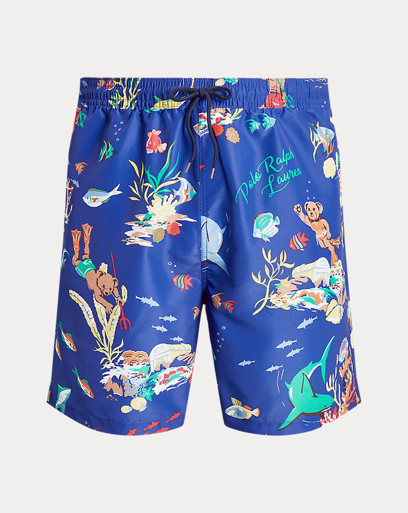 Traveller Classic Fit Bear Swim Trunk Leagues Below