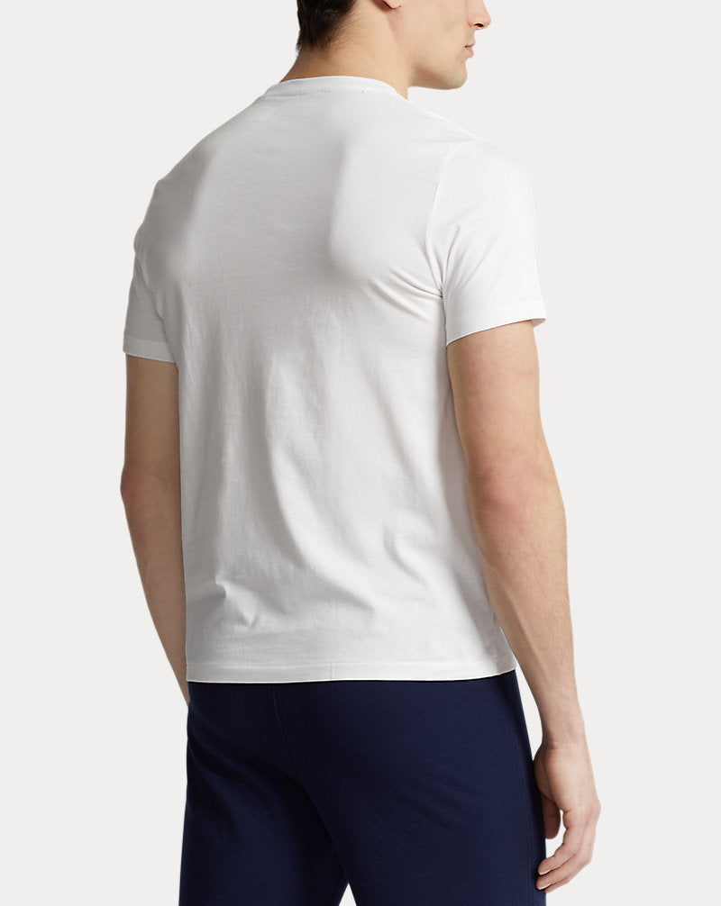 Logo Cotton Jersey Sleep Shirt White