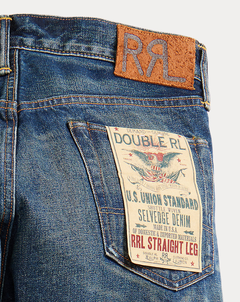 Straight Fit Hawley Selvedge Jean Hawley Wash