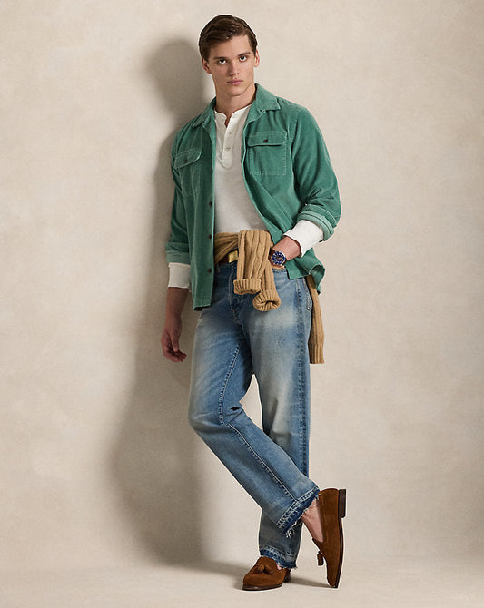 Heritage Straight Distressed Jean Westhanger