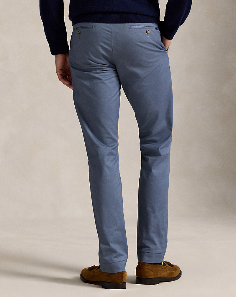 Stretch Slim Fit Chino Trouser Bay Blue