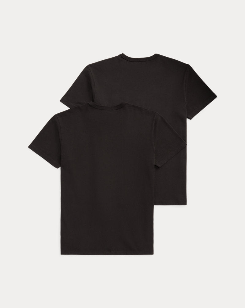 Garment-Dyed Pocket T-Shirt Two-Pack Black