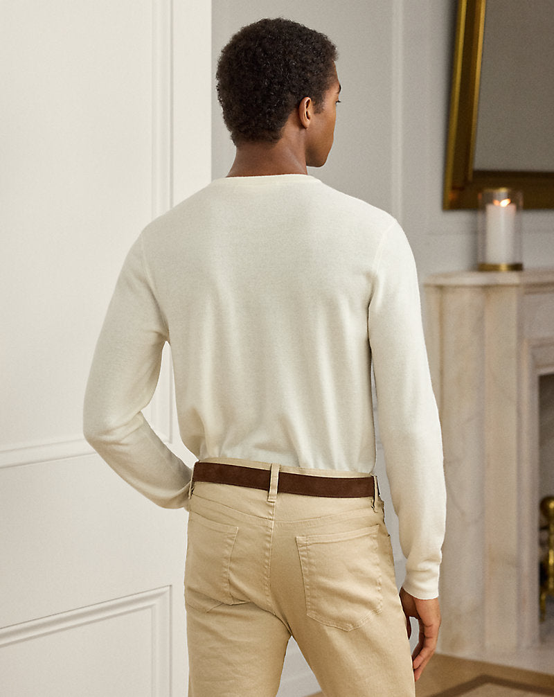 Cashmere Crewneck Jumper Classic Cream