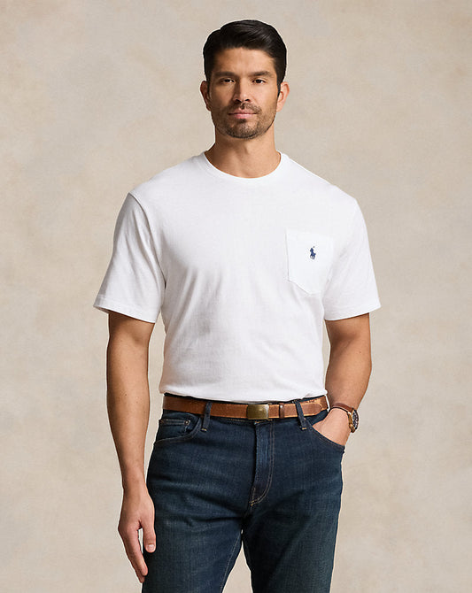Classic Fit Pocket T-Shirt White