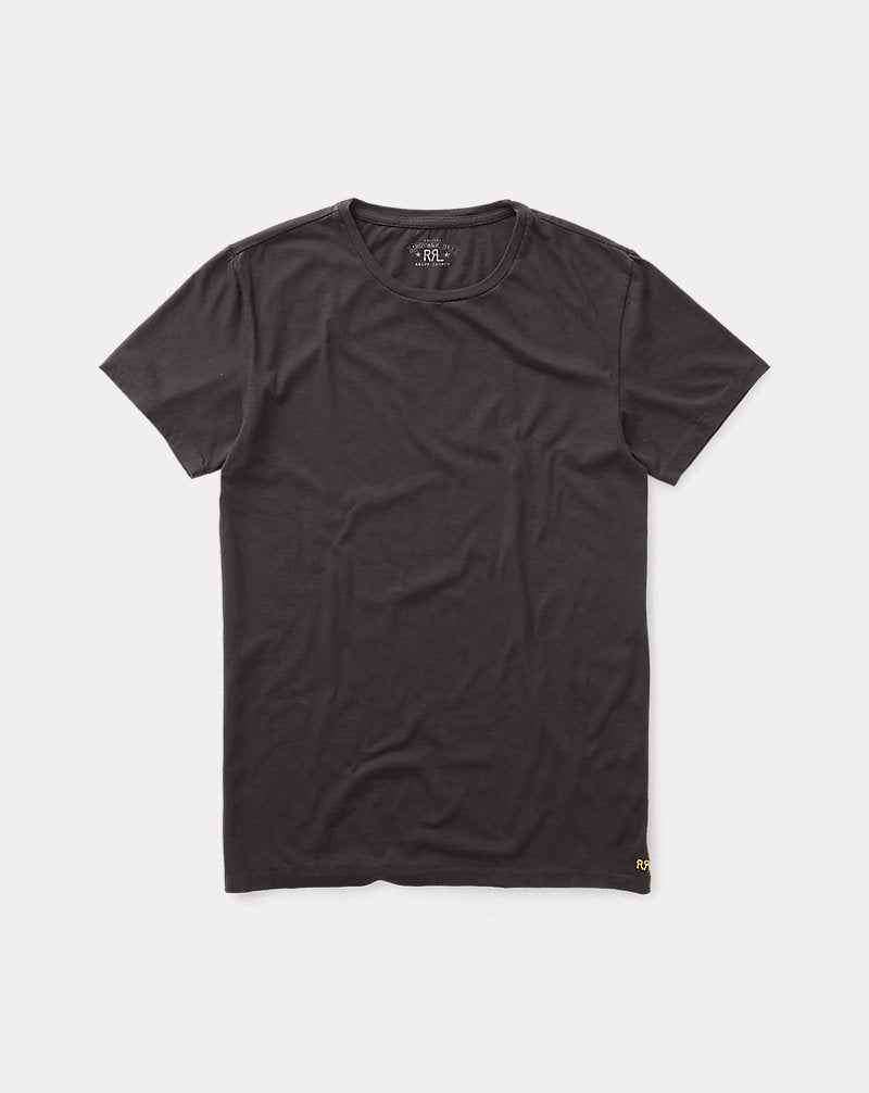 Jersey Crewneck T-Shirt Faded Black Canvas