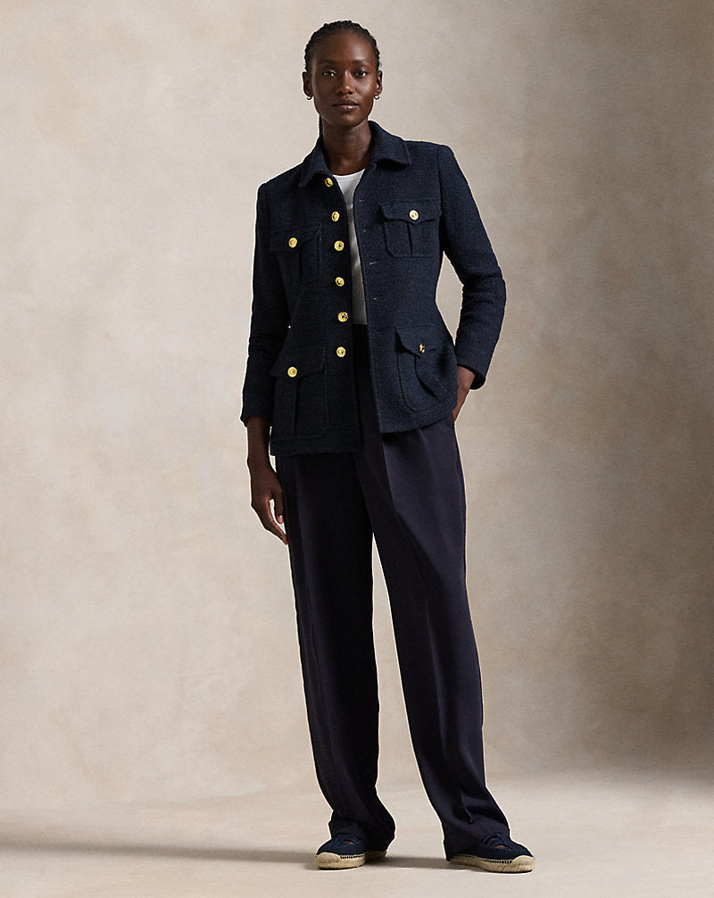 Boucl¨¦ Blazer Navy