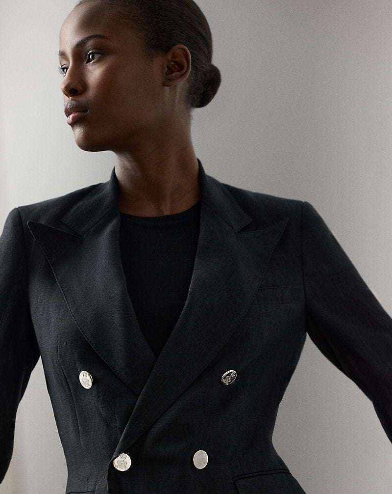 Camden Linen Jacket Black