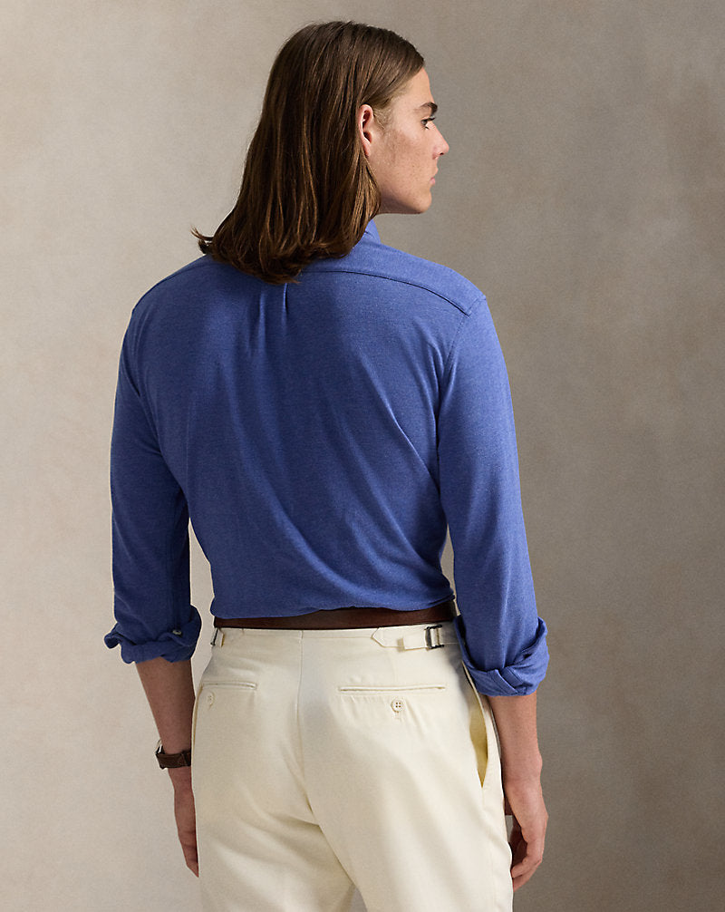 Featherweight Mesh Shirt Faded Royal Hthr