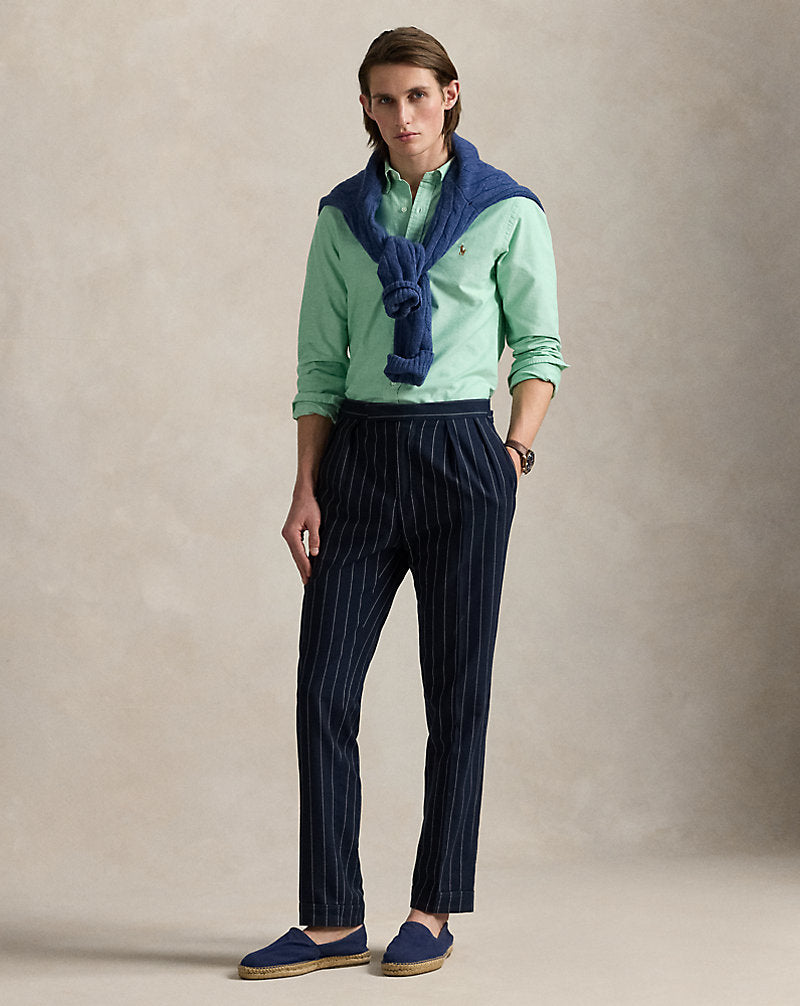 Slim Fit Oxford Shirt Summer Emerald