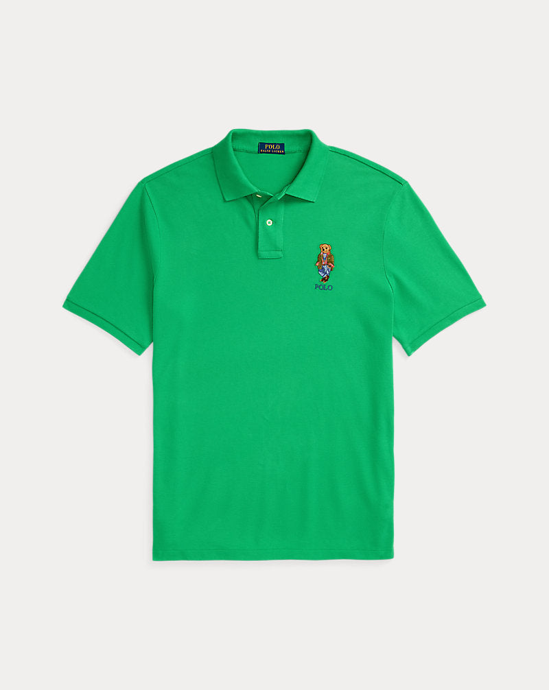 Classic Fit Polo Bear Mesh Polo Shirt Summr Emrld Explorer
