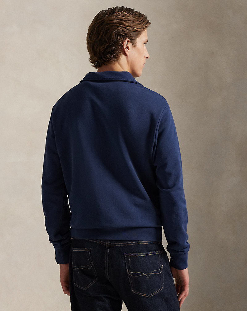 Loopback Fleece Quarter-Zip Sweatshirt Cruise Navy