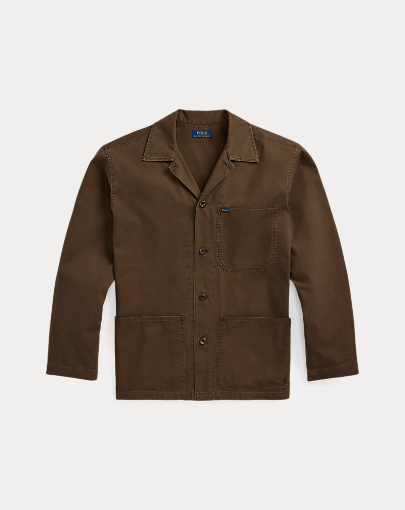 Twill Overshirt Cooper Brown