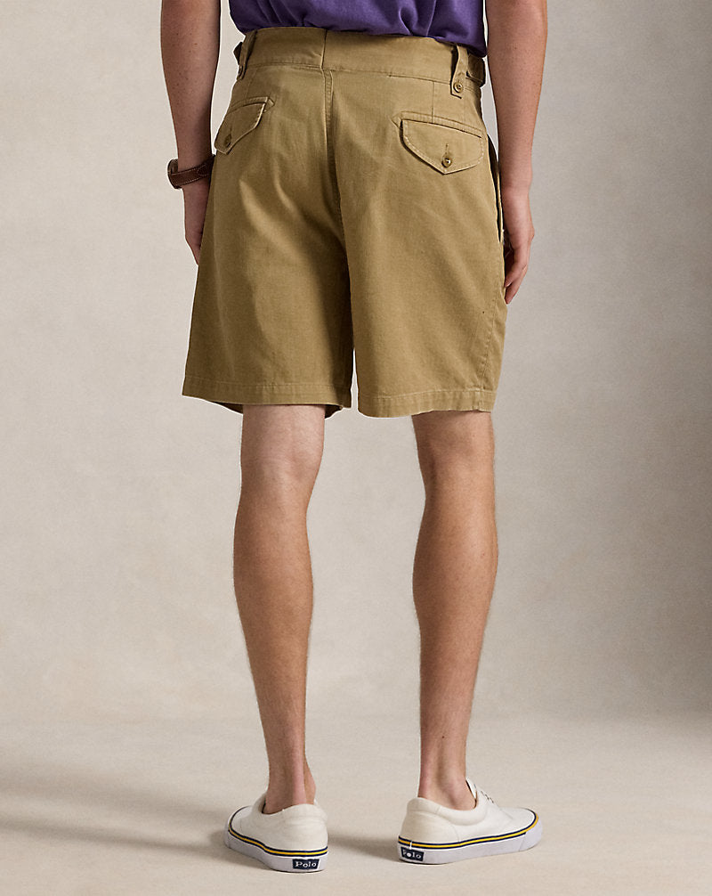 18 cm Classic Fit Pleated Twill Short New Bronze