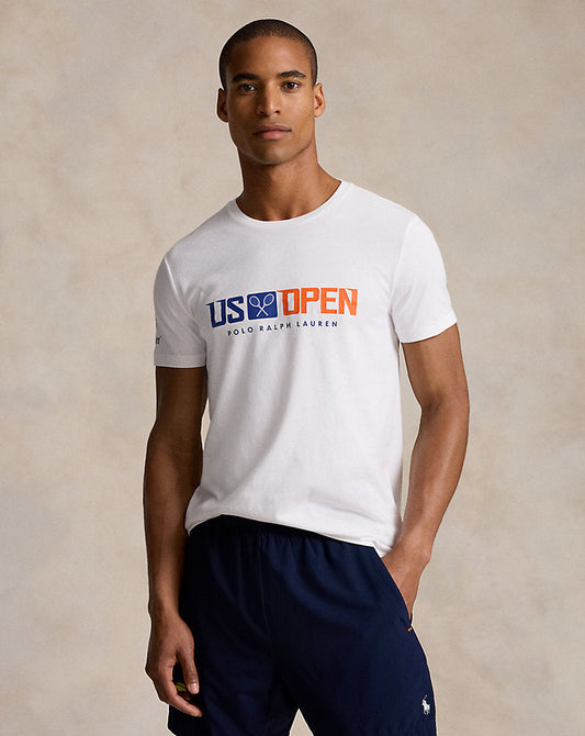 US Open Jersey Graphic T-Shirt White