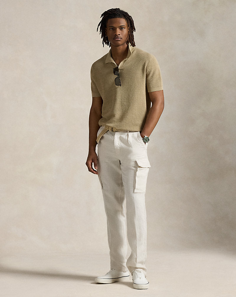 Lateef Slim Tapered Fit Cargo Trouser Dove Grey