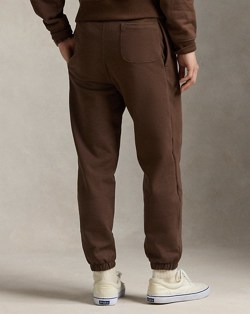 Relaxed Fit Logo Fleece Jogging Bottoms Chocolate Mousse