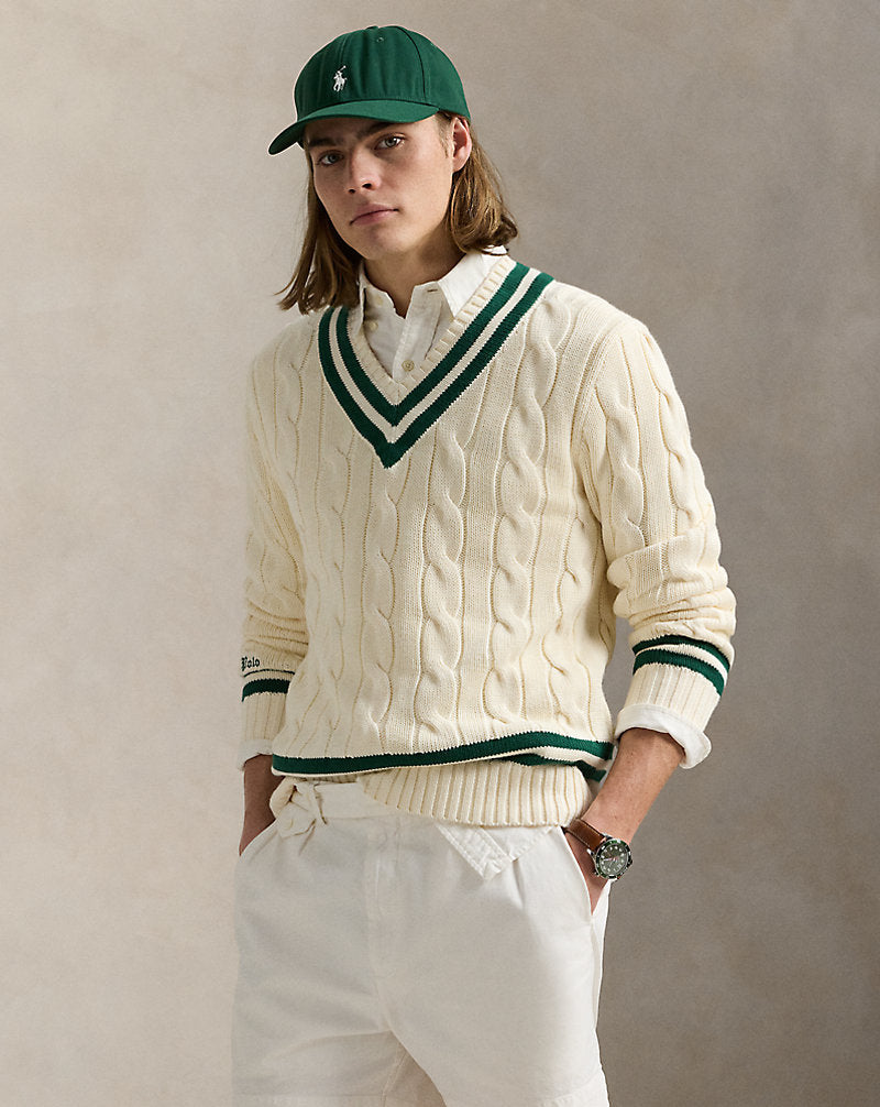 The Iconic Cricket Jumper Cricket Cream/New Forest