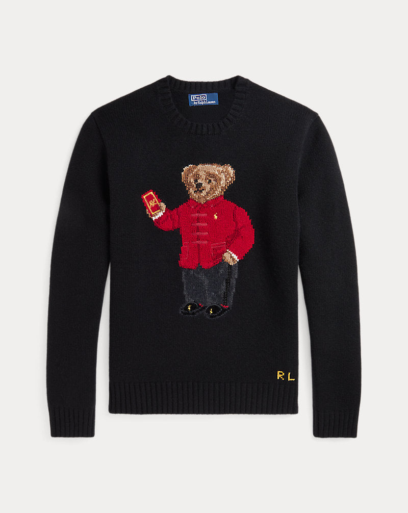 Lunar New Year Polo Bear Jumper Polo Black